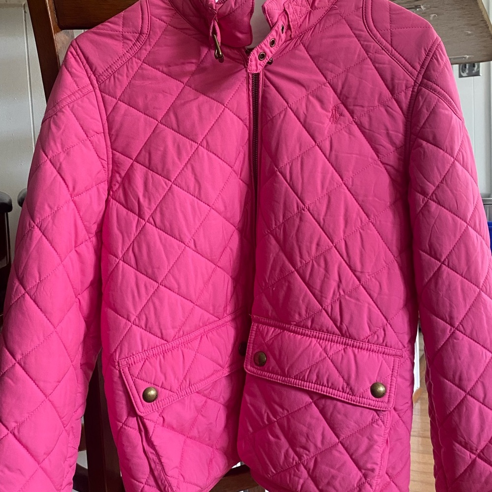 Girls light weight quilted jacket